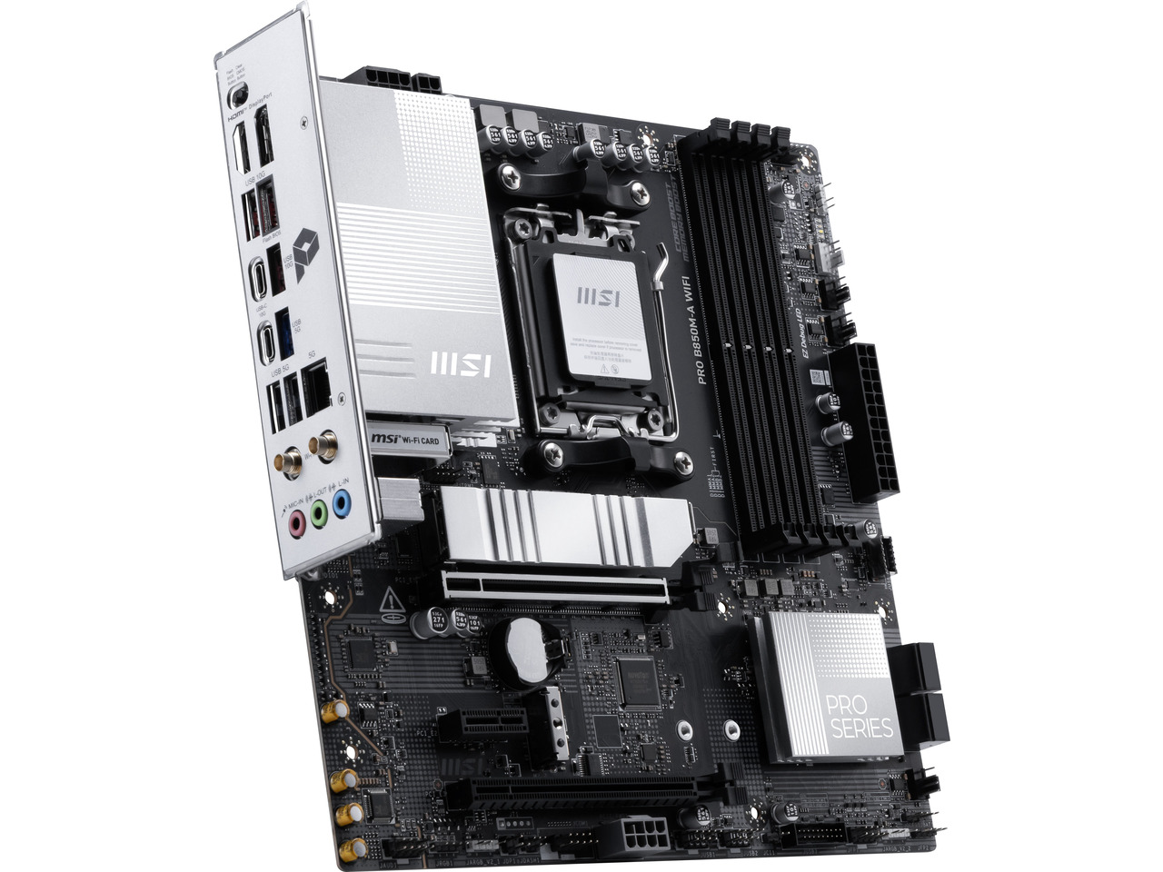 MSI PRO B850M-A WIFI AM5 , Wi- - Am5 Micro Atx Pcie 5.0 Motherboard review and price